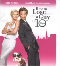 No Disc ORIGINAL COVER ART How Lose Guy 10 Days 2003 Blu-ray Cover Kate Hudson