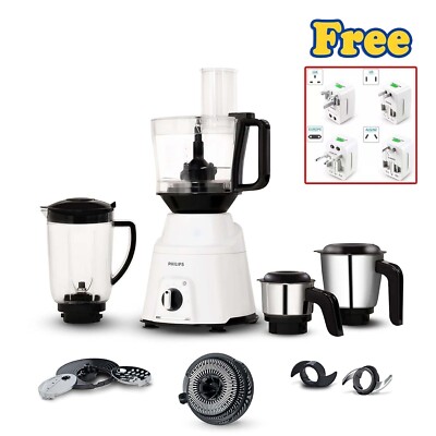 PHILIPS Mixer Grinder 4 Jar + Juicer + Food Processor HL7763/00 3 in 1 750 Watt