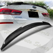 For 2016-2020 Kia Optima K5 V-Style Carbon Fiber Rear Trunk Lid Spoiler Wing