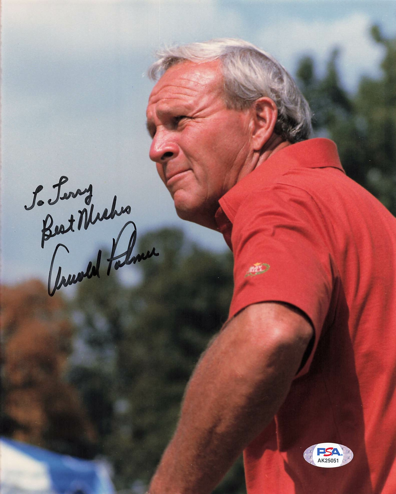 Arnold Palmer Signed 8x10 Photo Autograph Auto PSA/DNA AK25051
