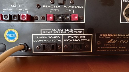 MARANTZ 1040 AMPLIFICATEUR STEREO AUDIOPHILE 2x20W - Imagen 17 de 18