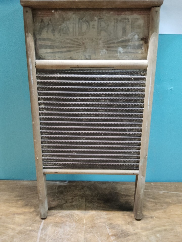 Vintage Made in Columbus Ohio 'Maid Rite' Washboard eBay