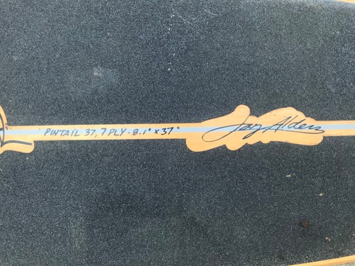 Patineta longboard original Jay Alders Love Birds cola pintada surf patineta 37"" 8,1x37 - Imagen 8 de 16