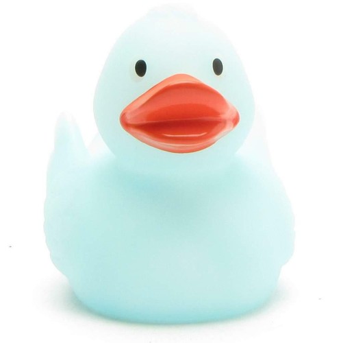 Badeend Glow in the Dark - blauw Badeendje - Afbeelding 3 van 5