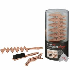 BaByliss PRO Barberology Choose 1 -Rose Gold Styling Comb, Fade Brush, Hair Clip