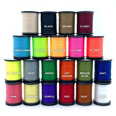 SEMPERFLI CLASSIC WAXED THREAD 3/0 - Fly Tying 200 Denier - 21 Colors Available!