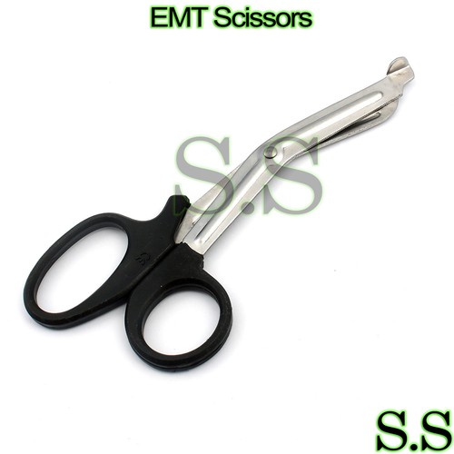 Lot De 50 Ciseaux De Trauma EMS 7.5 Pouces - Pour Secourisme, Urgences - Lames Courbes Et Bout Mousse
