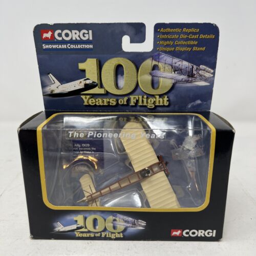 Monoplan Corgi 100 Years of Flight 2003 Blériot XI moulé sous pression neuf dans sa boîte CS90111 - Photo 1 sur 11