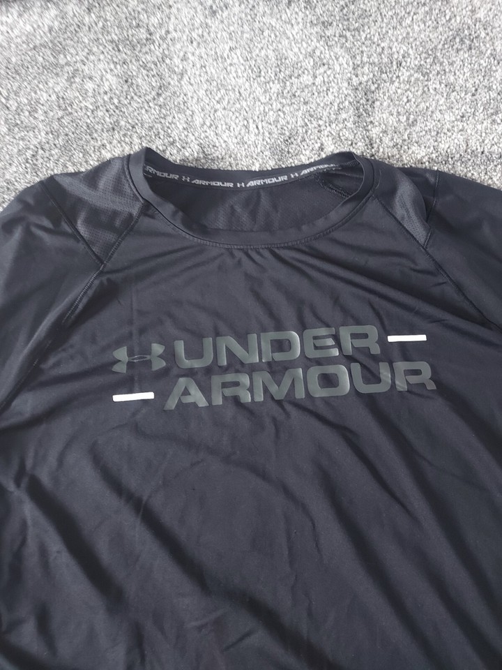 Under Armour Mens Workout / Training Top Black Size XL eBay