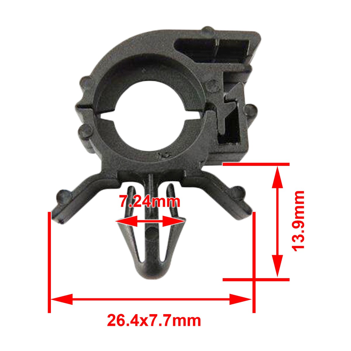 100 Pcs Clip Di Filo Blocco Fissaggio Cablaggio Ufficio Fermacavi