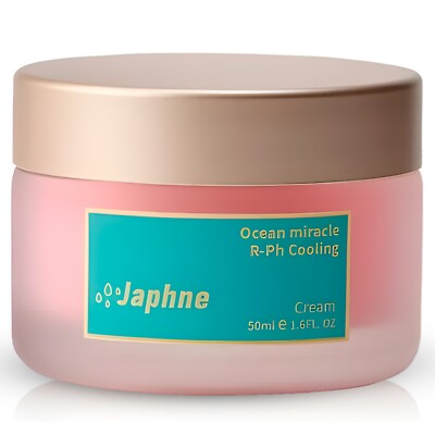 Japhne Ocean Miracle R-Ph Pink Cooling Cream - Face Moisturizer with Hyaluronic