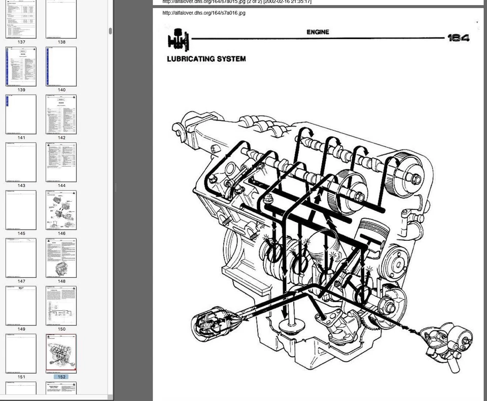 Alfa Romeo 164  manuale officina - repair manual su cd - Immagine 2 di 4