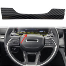 1pcs For Jeep Grand Cherokee L 2022-2024 Carbon Fiber Dashboard Meter Frame Trim 1pcs For Jeep Grand Cherokee L 2022-2024 Carbon Fiber Dashboard Meter Frame Trim