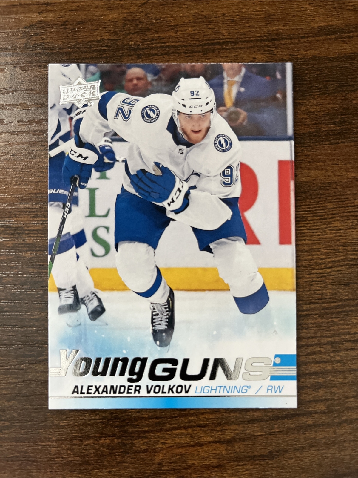 2019-20 Upper Deck Young Guns #488 Alexander Volkov Rookie Tampa Bay Lighting RC