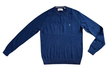 Munsingwear Original Penguin Men's 100% Lambs Wool Pullover Sweater Large EUC