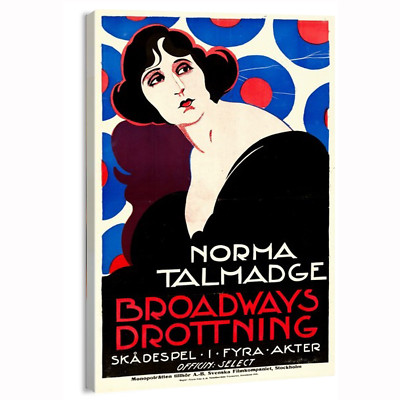 1921 The Way of a Woman Svenska Filmskompaniet Swedish Movie Poster or Canvas