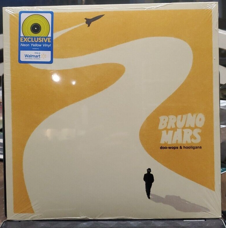 Bruno Mars Doo-Wops & Hooligans 2020 Atlantic Exclusive Yellow Vinyl Record  