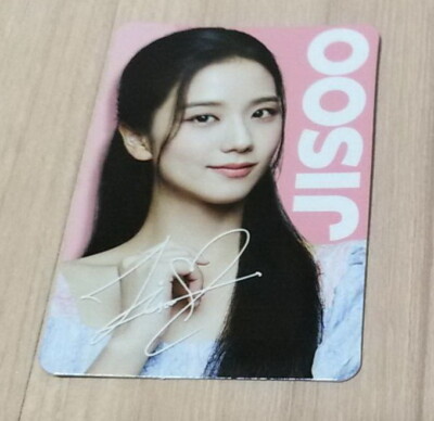 BLACKPINK xOREO Exclusive PC Photo card Pink Hat Pillow JISOO