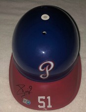 CARLOS RUIZ SIGNED GAME USED 2009 WBC PANAMA HELMET WORLD BASEBALL CLASSIC MLB