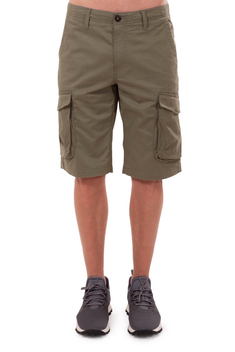 W43 wjk paint cargo shorts カーキ L メンズ Volcom Workerwear Gage 21
