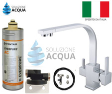KIT EVERPURE AC ANTIMICROBICO + RUBINETTO 3 VIE completo DEPURA ACQUA