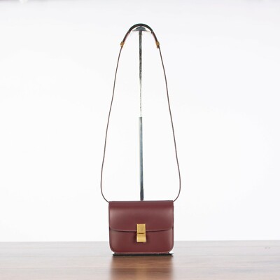 celine box burgundy