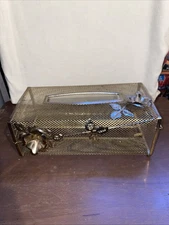 Metal Floral Napkin Dispenser Napkin Holder. Bathroom Tissue Holder. 💐