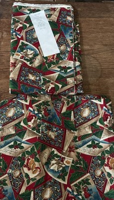3 Yds Christmas Fabric Victorian Theme Joan Messmore Cranston at Joann Fabrics