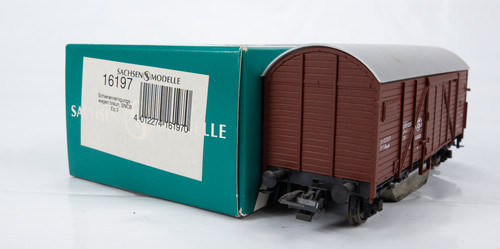Sachsen Modelle 16197 Schienenreinigungswagen der SNCB Ep III sehr guter Zustand | Condition: Gebraucht
