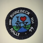 1966 BMW MOA Rally Patch "I Love NY" Sew On Motorcycle Owners Of America 3” — photo 1