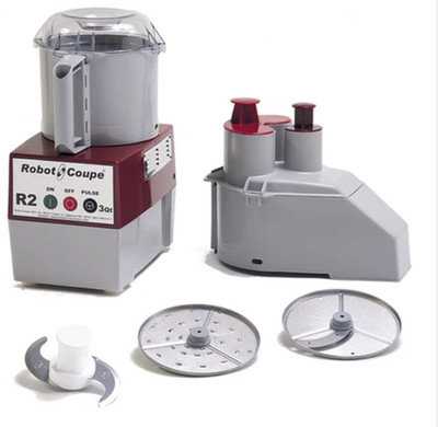 Robot Coupe R2N Combination Commercial Food Processor, 3 Qt Bowl, 1HP