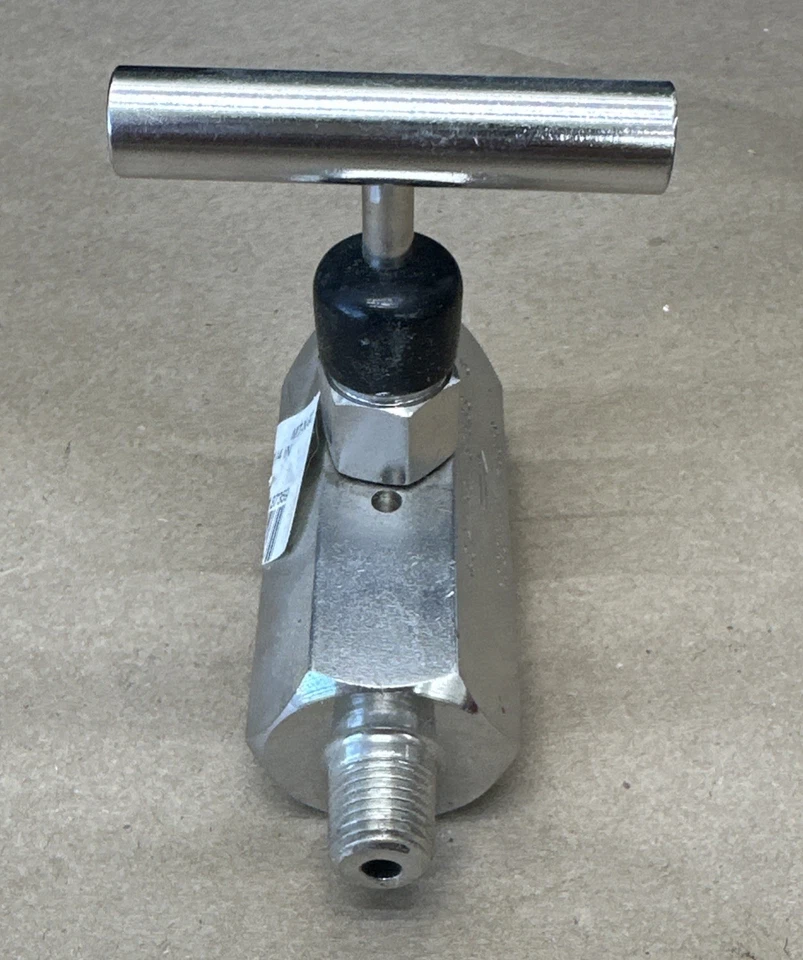 Noshok 404-MFS 针阀硬座 1/2 NPT" 316SS 10,000PSI 200°F || NNB 🇺🇸 — 第 3/4 张图片
