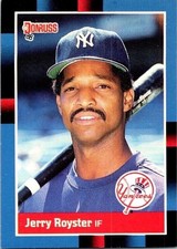 Jeron Kennus Royster New York Yankees 660 Donruss 1987 Baseball Card
