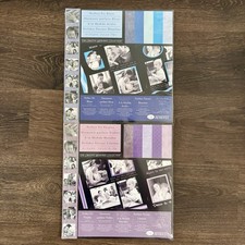 Creative Memories Perfect Fit Blues  Purples Paper Lot New Sealed