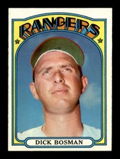 1972 Topps #365 Dick Bosman   EXMT/EXMT+ X3705379
