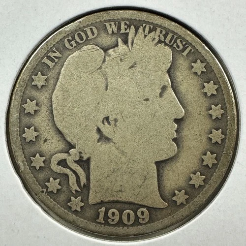 1909-O 50C Barber Half Dollar (89202)
