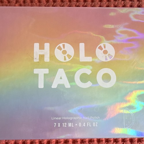 Holo Taco Pastel Rainbow Collection Limited Edition Empty Box ONLY