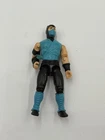 Vintage 1991 Hasbro GI Joe Mortal Kombat SUB ZERO 3.75” Action Figure Blue
