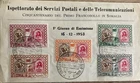 Postal History Italian Somalia 1953 FDC 50th anniversary of the First Stamps