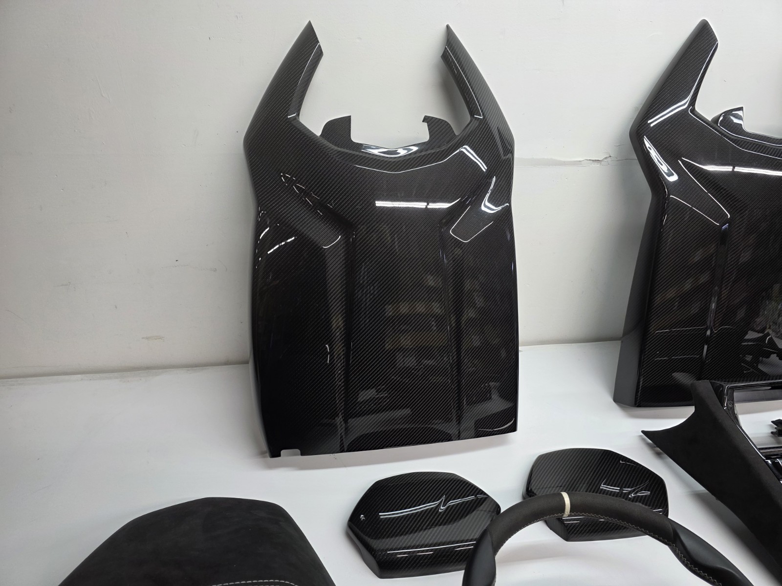 LAMBORGHINI AVENTADOR LP700 LP740 S ULTIMAE CARBON FIBER INTERIOR TRIM SET OEM 