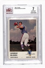 1961 Fleer #166 - George Blanda BVG 7