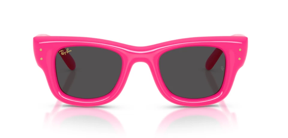 Ray Ban 4940 Wayfarer Puffer - 47 683287  - Occhiali da Sole - Fucsia/Black - Immagine 3 di 3