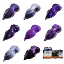 Purple Car Paint Colors - Base Clear Car Paint Kits