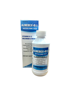 Almebex Plus B12 8 fl. oz Neurotropic Vitamins + Choline