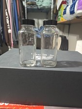 2 Vintage Glass Containers With Lids! Still Functional. Made In USA.
