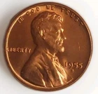 1955 S Lincoln Wheat Cent GEM BU RED Brilliant Uncirculated 1c Coin Free Post