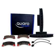 QUARO High Carbon Bremsscheiben 360mm Beläge WAKO Vorne für PORSCHE PANAMERA 970