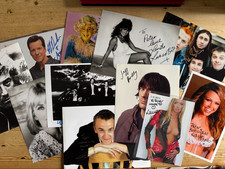 (ML1) ORIGINAL GENUINE SIGNED AUTOGRAPHS ON PHOTOS TV FILM "PICK FROM LIST BELOW