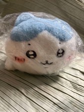Chiiikawa Hachiware Fluffy Plush Stuffed Toy Lying Down Tag