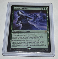 Wizards of the Coast MTG Avatar Destiny TLA Green Rare Enchantment Aura 0165 EN